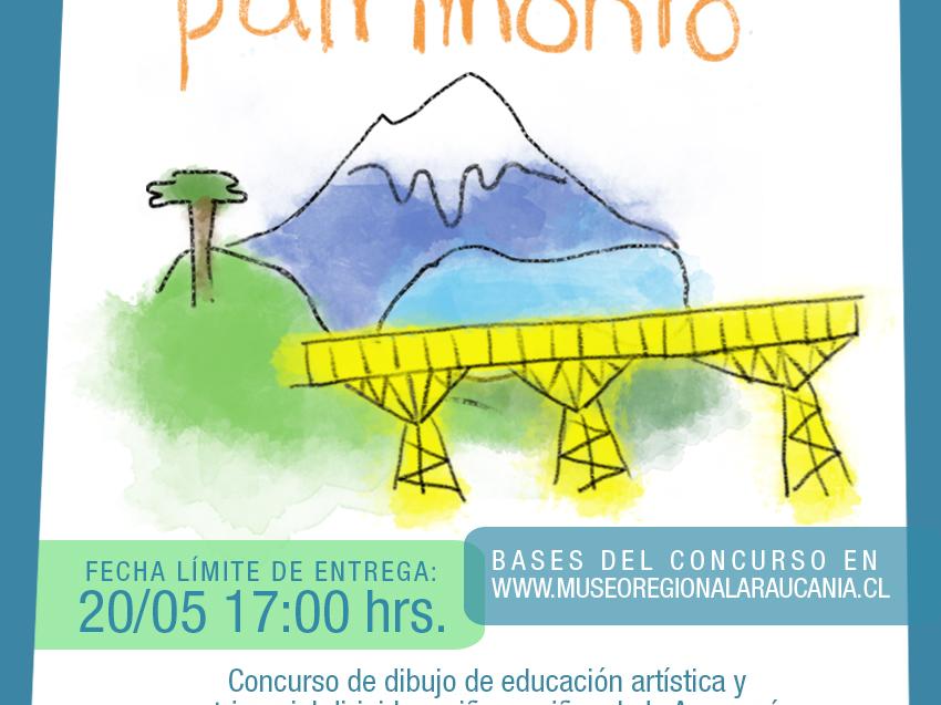 Afiche del concurso II CONCURSO : "DIBUJA TU PATRIMONIO".
