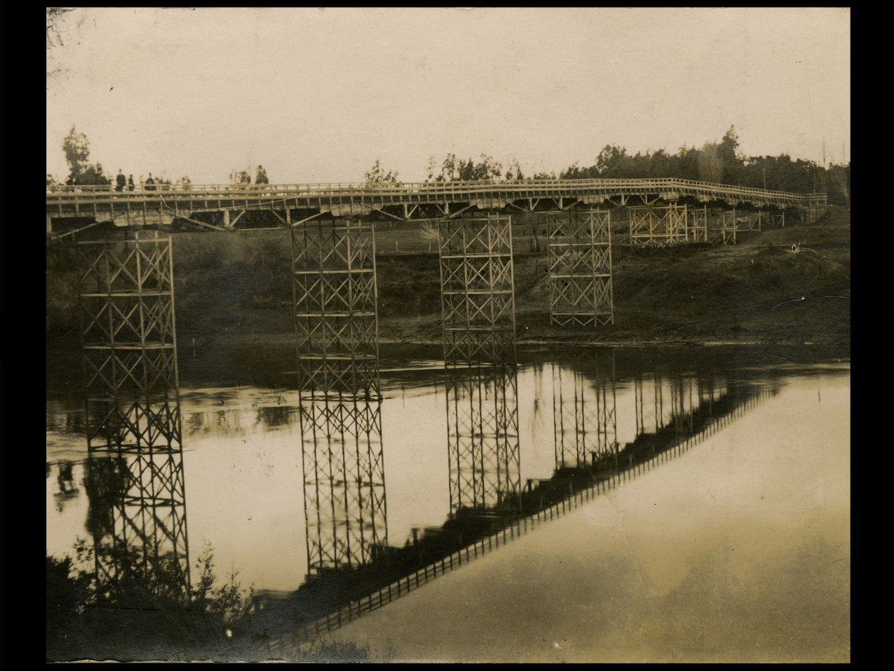 Puente antiguo de Cholchol