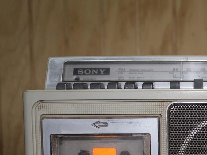 Radio cassette Sony está en mi familia desde el año 1980