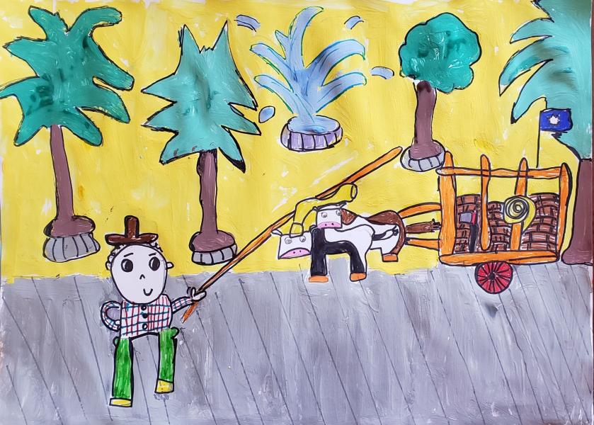 Primer lugar. Josefa Moraga Quevedo. Primer Año Básico .Temuco.