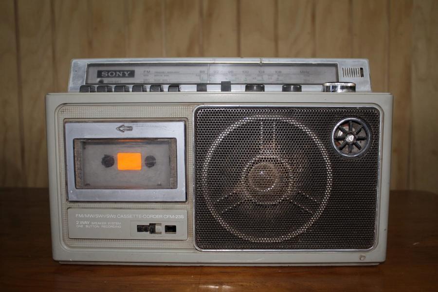 Radio cassette Sony está en mi familia desde el año 1980