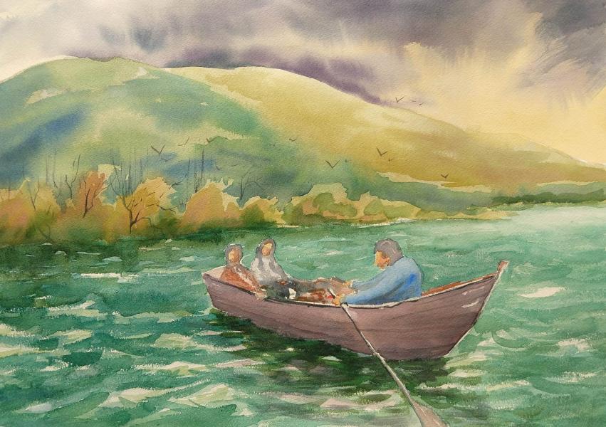 “En bote hacia Temuco”