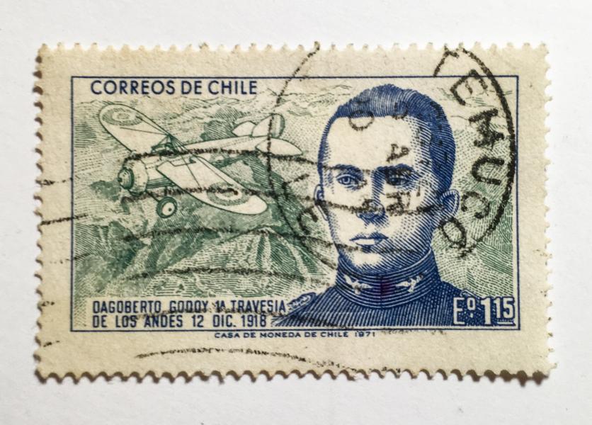 Estampilla Dagoberto Godoy